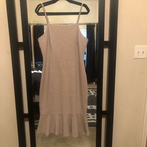 Gianni Bini tan cocktail dress